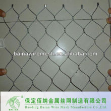 hand woven stainess steel knotted mesh